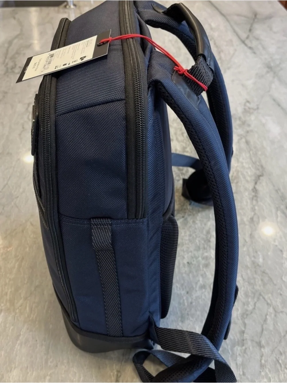 Tumi Navy Ballistic Nylon Laptop Backpack